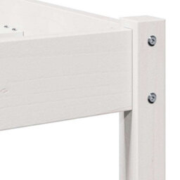 Walplus Bed Frame With Headboard White 210 X 90 Cm Solid Pine Wood - thumbnail 7