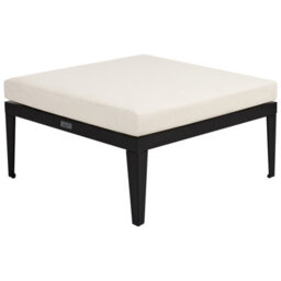 Beliani Garden Lounge Set With Table And Ottoman 3 Seater Bracciano Left Hand Certified Acacia Wood Light Beige - thumbnail 9