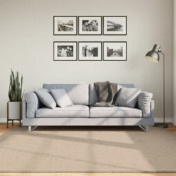 Walplus Rug Huarte Short Pile Soft And Washable Sand 200X200 Cm - thumbnail 1