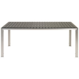 Beliani Garden Dining Set With Benches 6 Seater Nardo Black/ Silver - thumbnail 5