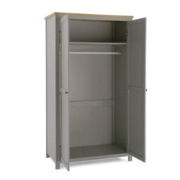 Wiltshire Double Wardrobe - Grey - thumbnail 9