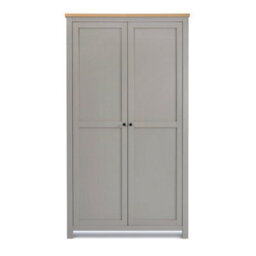 Wiltshire Double Wardrobe - Grey - thumbnail 6