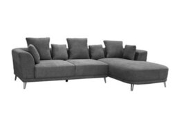 DS Living The 3 Seater Nova Lounger Left Corner Sofa In Grey Or Cream - thumbnail 3
