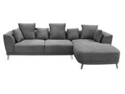 DS Living The 3 Seater Nova Lounger Left Corner Sofa In Grey Or Cream - thumbnail 2