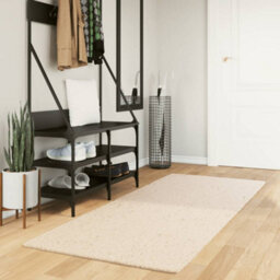 Berkfield Rug Huarte Short Pile Soft And Washable Beige 80X200 Cm - thumbnail 1