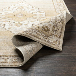 Livabliss Fifth Avenue-Vintage Brown Off-White Grey Traditional Boho Fringe Living Dining Bedroom Rug 152 X 225 Cm Easy Care, Non Shedding - thumbnail 4
