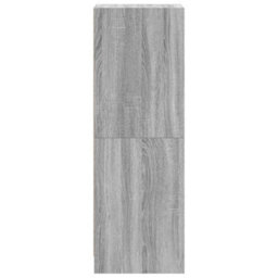 Berkfield Highboard With Glass Doors Grey Sonoma 35X37X109 Cm - thumbnail 7
