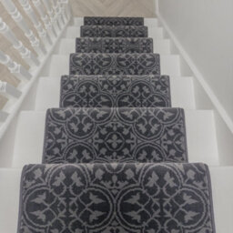 Mosaic Stair Runner - Soft & Durable Carpet Runner For Stairs & Staircases, Multiple Lengths - thumbnail 8