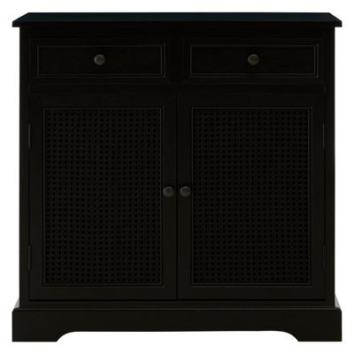 Orsina Timeless Design Black Wooden Sideboard, Spacious Sideboard For Livingroom, Durable Sideboard Cabinet - image 1