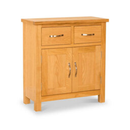 Newlyn Oak Mini Sideboard Fully Assembled - By Roseland Furniture