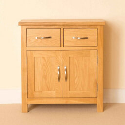 Newlyn Oak Mini Sideboard Fully Assembled - By Roseland Furniture - thumbnail 3