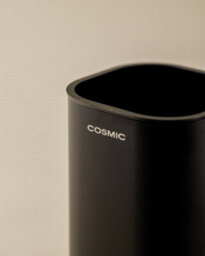 Cosmic Toothbrush Holder, Bathroom Tumbler, Stainless Steel, Matt Black, Nea Collection - thumbnail 2