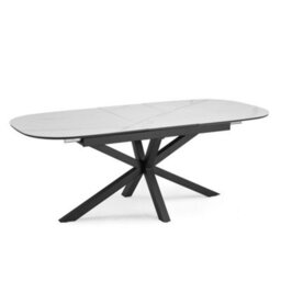 Home Detail Violet Extending White Sintered Stone Ceramic Dining Table - thumbnail 3
