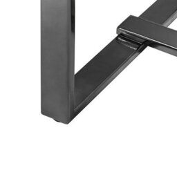 Beliani Console Table Plano Tempered Glass White Marble - thumbnail 6
