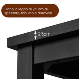 Dining Bar Coffee Kitchen Island Counter Table Metal Legs With Footrest - thumbnail 4