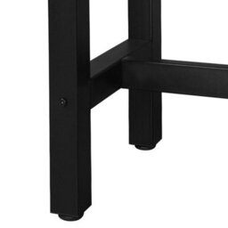 Dining Bar Coffee Kitchen Island Counter Table Metal Legs With Footrest - thumbnail 5