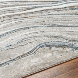 Livabliss San Francisco-Modern Grey Blue Yellow Graphic Living Dining Bedroom Rug 200 X 275 Cm Easy Care, Non Shedding - thumbnail 3