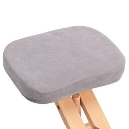 Costway Kneeling Chair Adjustable Height & Angle Ergonomic Stool W/ Padded Seat Grey - thumbnail 8
