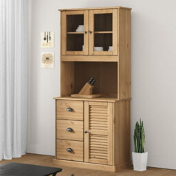 Berkfield Dresser Top Vigo 78X30X100 Cm Solid Wood Pine - thumbnail 1