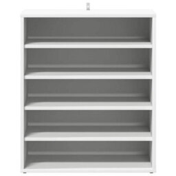 Berkfield Durable Shoe Cabinet White 60X35X70 Cm Engineered Wood - thumbnail 5