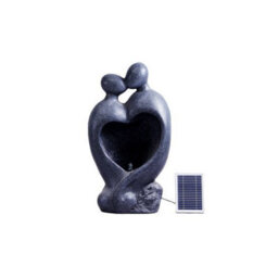 Outdoor Living UK Heart Couple Contemporary Solar Water Feature - thumbnail 1