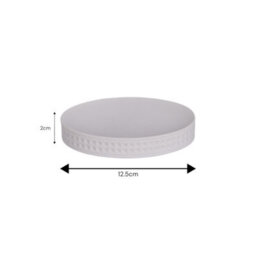Showerdrape Maison Soft White Shimmer 4 Piece Bathroom Accessory Set - thumbnail 9