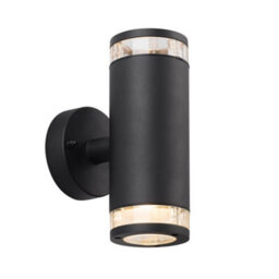 Nordlux Birk Outdoor Aluminium Wall Light Weatherproof Black,mains - thumbnail 2