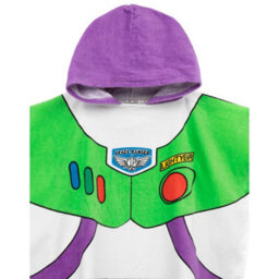 Toy Story Childrens/kids Hooded Towel White/purple/green (One Size) - thumbnail 2