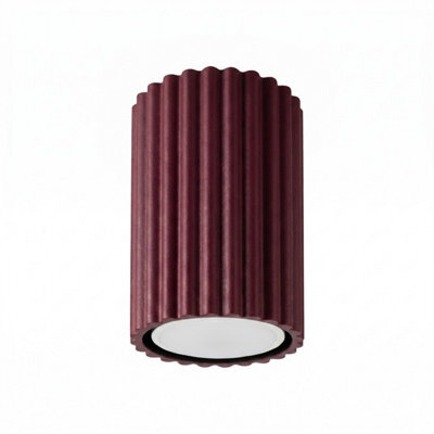 Luminosa Lighting Luminosa Karbon Surface Mounted Downlight Burgundy 1X Gu10 - image 1