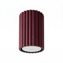Luminosa Lighting Luminosa Karbon Surface Mounted Downlight Burgundy 1X Gu10