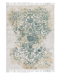 Beliani Rug Boyali Light Beige 140 X 200 Cm Viscose - thumbnail 5