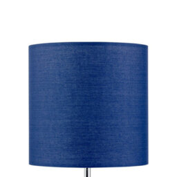 First Choice Lighting Navy Blue Cotton 17Cm Table Lamp Shade - thumbnail 3