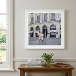 Home Luxe Interiors Dior Joaillerie White Step Frame Luxury Wall Art 40X40Cm Home Decor - thumbnail 1