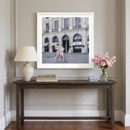 Home Luxe Interiors Dior Joaillerie White Step Frame Luxury Wall Art 40X40Cm Home Decor - thumbnail 4