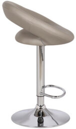 Lamboro Sorrento Kitchen Bar Stool, Height Adjustable Swivel Gas Lift, Home Bar & Breakfast Barstool, Slate Grey - thumbnail 2