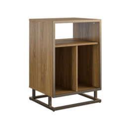 Novogratz Dorel Home Regal Turntable Stand In Walnut Look