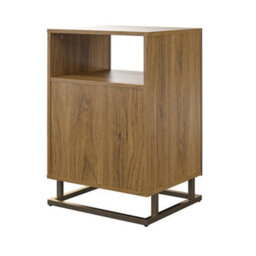 Novogratz Regal Turntable Stand In Walnut Look - thumbnail 3