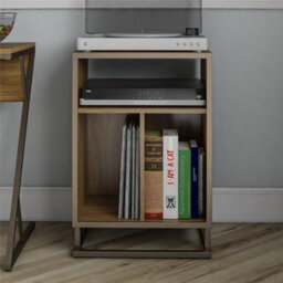 Novogratz Regal Turntable Stand In Walnut Look - thumbnail 6