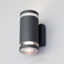 Litecraft Helo Anthracite Up And Down Outdoor Wall Light With Photocell Sensor - thumbnail 3