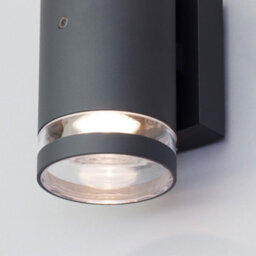Litecraft Helo Anthracite Up And Down Outdoor Wall Light With Photocell Sensor - thumbnail 5