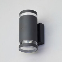 Litecraft Helo Anthracite Up And Down Outdoor Wall Light With Photocell Sensor - thumbnail 4