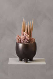 Premier Housewares Fiori Mixed Succulents In Ceramic Pot Artificial Plant Foliage - thumbnail 6
