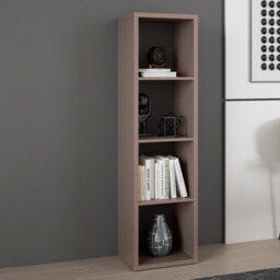 Furniture To Go Mauro 3 Shelves Storage Unit In Terracotta - thumbnail 1