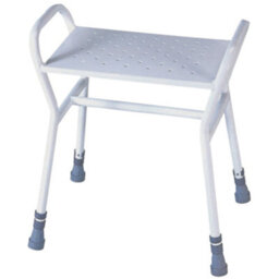 Loops Adjustable Heavy Duty Shower Stool With 190Kg Capacity - Perfect For Small Spaces - thumbnail 3
