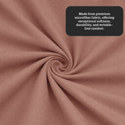 Aspire Homeware Peach Fitted Sheet 40 Cm Extra Deep Pocket Hypoallergenic Bed Sheet Microfiber (L)200Cm X (W)152Cm,king - thumbnail 4