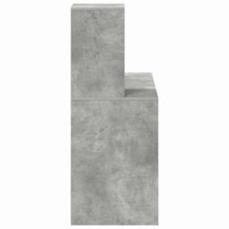 Berkfield Concrete Grey Writing Desk Concrete Grey - thumbnail 5