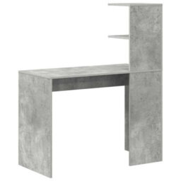 Berkfield Concrete Grey Writing Desk Concrete Grey - thumbnail 6