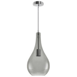 Long Life Lamps Company Modern Smoky Grey Glass Ceiling Pendant Light M0213 - thumbnail 5