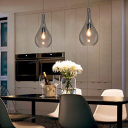 Long Life Lamps Company Modern Smoky Grey Glass Ceiling Pendant Light M0213 - thumbnail 9