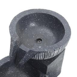 Living And Home Outdoor Solar Powered Garden Water Feature Fountain Rockery Decor 465 mm - thumbnail 6